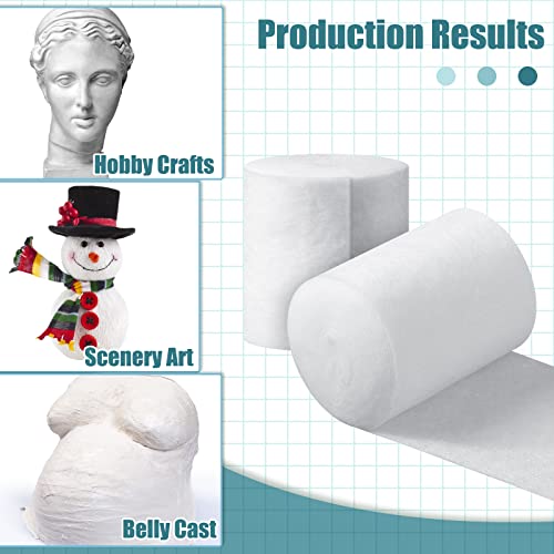 Nuanchu 3 Inch x 8.8 ft Medical Cotton Cast Padding Roll - 12 Pack