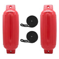 Extreme Max BoatTector Inflatable Fender 2-Pack - Red, 8.5" x 27"
