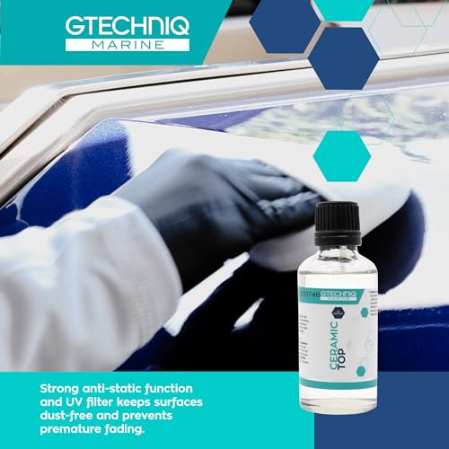 Gtechniq Marine Ceramic Top Coat - Protective Coating for Boats & Yachts 50ml