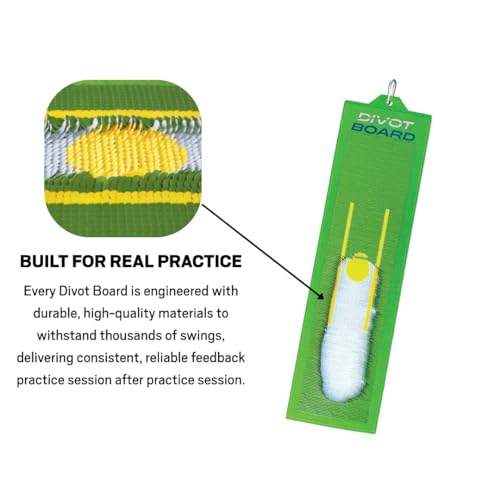 Divot Board Golf Swing & Hitting Mat – Low Point & Impact Trainer – Variation: Divot Board