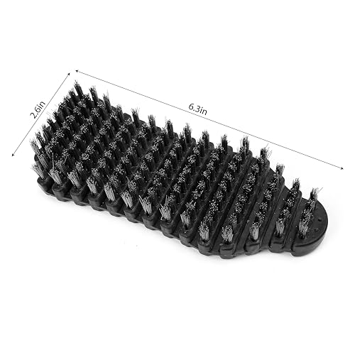 Barbell Cleaning Brush for Weightlifting Bars - Steel Wire & Plastic Handle