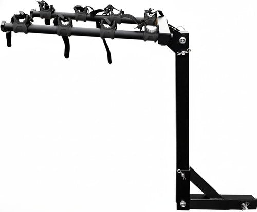 MaxxHaul 50250 4-Bike Hitch Mount Rack – 22" Dual Arm Carrier, Fits 2" Receiver for Car, Truck, SUV – Heavy-Duty Steel with Safety Reflectors
