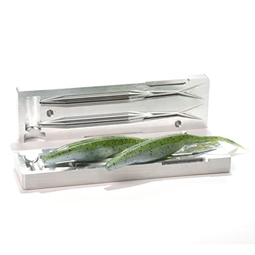 Aluminum 5'' Plastic Lure Mold for Fishing Baits - Super Fluke Injection Mold