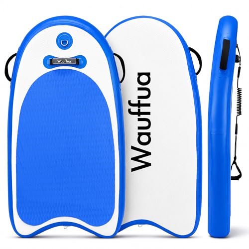 43-Inch Inflatable Bodyboard for Beach Surfing Lightweight & Foldable