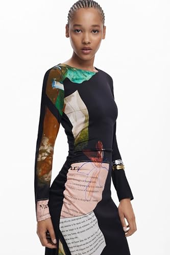 Desigual Women's Patch Fiona Vest XS Black - Fashionable Outerwear