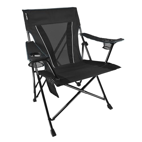 Kijaro Dual Lock XXL Camping & Sports Chair - Vik Black