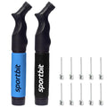 SPORTBIT Ball Pump for Sports Balls - Blue & Black Push & Pull Inflator