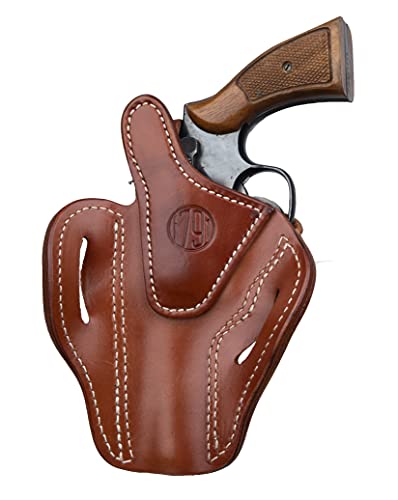 1791 Gunleather K-Frame Thumbreak Revolver Holster - Durable Classic Brown, Right Hand OWB CCW