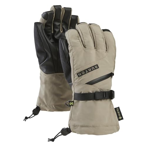 Summit Taupe Women's Gore-TEX Insulated Snowboard Gloves - Waterproof, Touch Screen, Removable Liner, Medium