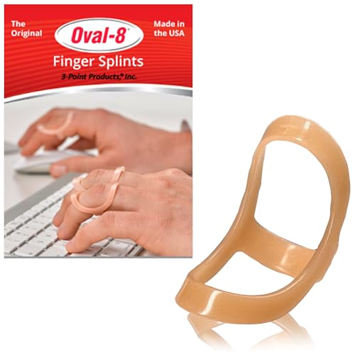 Oval-8 Finger Splint, Size 12, Beige – 3-Point Products (Variation: Beige / 12)