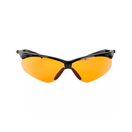 Walker's Crosshair Sport Shooting Glasses - Lightweight Impact-Resistant Polycarbonate Lenses Soft Non-Slip Adjustable UV Protection Hunting Range Shooting Sports Glasses, Amber