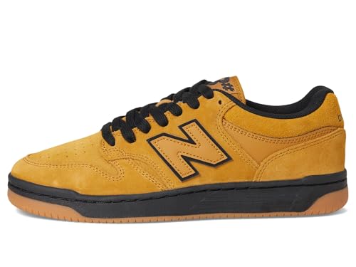 New Balance 480 Leather Men's Shoes - Black/Tobacco, Size 11 Women / 9.5 Men
