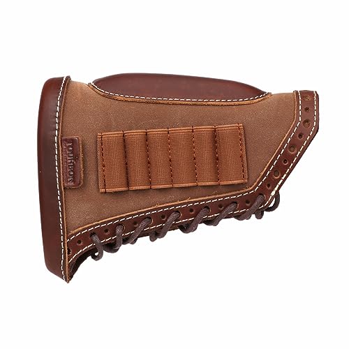 Recoil Reducing Canvas Leather Stock Extension Cover for Rifle