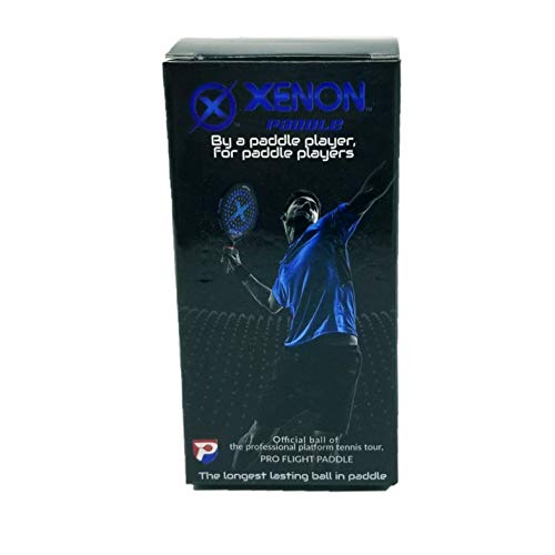 X Xenon Platform Tennis Balls - Dozen (12 Balls) Bright Yellow, Official Tour Quality
