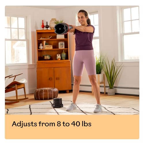 Adjustable Kettlebell 8-40 lbs - Space-Saving Workout Equipment