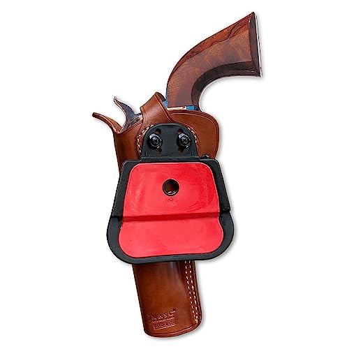 MASC Leather Revolver Holster for Uberti 1873 .45 Colt 5.5-inch, Right Hand, Brown