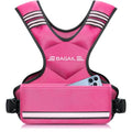 Pink Weighted Vest for Women 20-32 Lb Removable Weights Adjustable Fitness Rucking