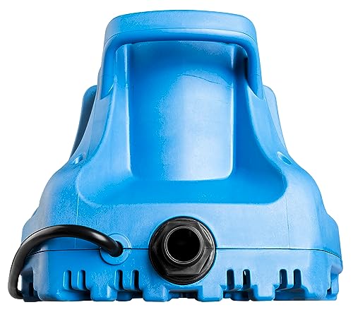 Little Giant APCP-1700 Pool Cover Pump 1/3 HP, 1745 GPH, Light Blue 1-Pack
