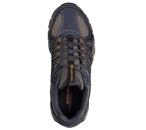 Skechers Men’s M. Fit 2.0 Outdoor Sneakers Charcoal/Gold, Lace-Up, Rubber Outsole