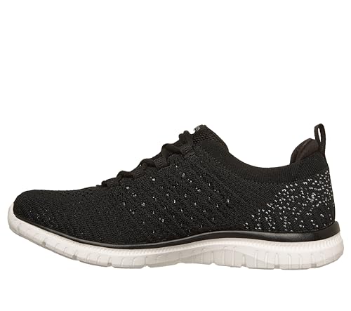Skechers Women's Sport Active Waterproof Virtue Rainy Romance Shoes - Black & White, Size 6