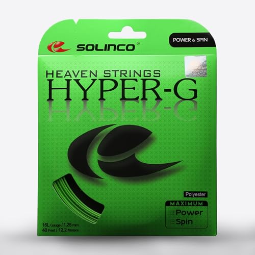 Solinco Hyper-G 17/1.20mm Tennis String Reel 656 ft - Spin Power Control
