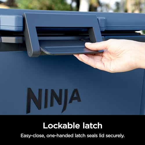 Ninja FrostVault 50QT Hard Cooler with Storage Drawer - Lakeshore Blue