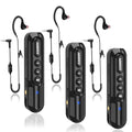 Mini Long Range Walkie Talkies Set for Adults with Earphones & USB-C Charging — 3 Pack
