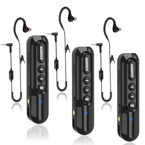 Mini Long Range Walkie Talkies Set for Adults with Earphones & USB-C Charging — 3 Pack