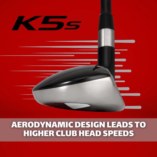 Majek Men's #9 Senior Flex Golf Hybrid Club Right-Handed Utility A Flex