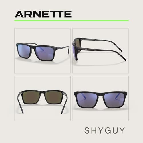 Square Sunglasses for Men and Women - Matte Black Polarized 56mm