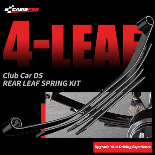 Heavy Duty Golf Cart Rear Leaf Spring Kit for Club Car DS 1981-2023