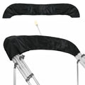 Oversize Boat Bimini Top Canvas Storage Boot for Large Frames Up to 8.5 ft - Black