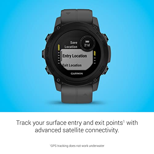 Garmin Descent G1 Rugged Dive Computer Slate Gray - Watch-Style with GPS & Dive Tracking