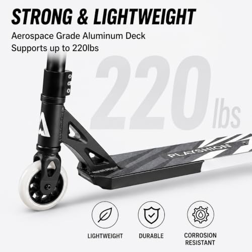 Probee Pro Stunt Kids Scooter Gray - Adjustable Height & Responsive Ride