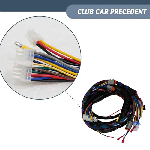 Golf Cart Wiring Harness for Club Car Precedent Gray Controller - Model #1515-5201 (Variation: Gray Controller)