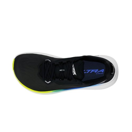 ALTRA Men's FWD VIA Road Running Shoe, Black/Blue, 11