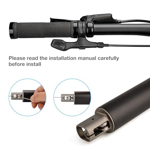 Bike Dropper Seat Post 27.2mm 125mm Travel - Adjustable Mountain & Gravel Bike Post - 30.9mm Variation