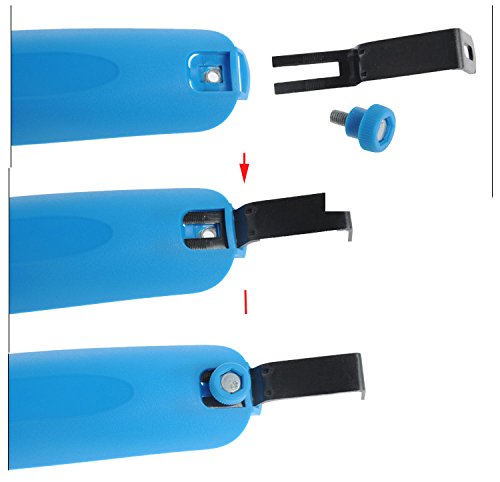 UPANBIKE BMX Folding Bike Small Wheel Bicycle Front Rear Mudguard Mud Guard Set