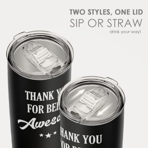 Inspirational Thank You Tumblers Set - 20oz Stainless Steel Travel Mug, Gift for Women Men Coworkers - Variation of THIS listing