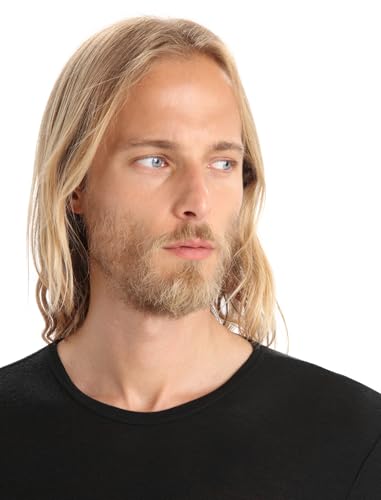 Icebreaker Men's 175 Merino Long Sleeve Crew Shirt X-Large Black