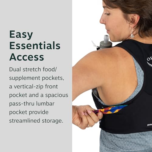 Osprey Duro LT Women's Hydration Vest Medium Dawn Blue with Hydraulics Flasks