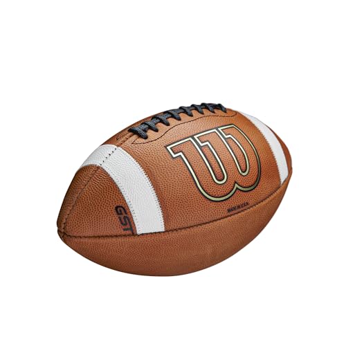 Official Size Leather Football Blemish Practice Ball for American Football