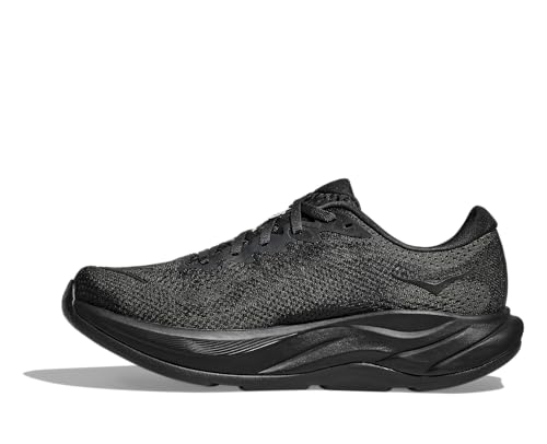 Hoka Womens Rincon 4 Running Shoes 9.5 Black/Black Lightweight Cushion