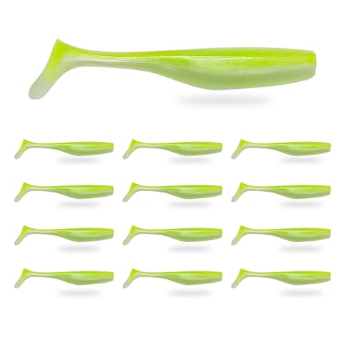 Soft Plastic Paddle Tail Swimbaits – 3 1/4", 4" & 5" Fishing Lures