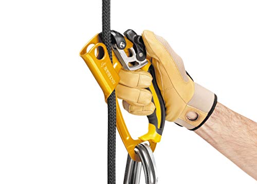 Petzl Ascension Rope Climbing Hand Ascender - Ergonomic Handle, Single Variation