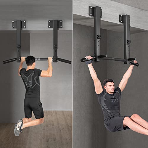 Heavy-Duty Wall-Mount Pull Up Bar for Beam & Rafter Installation
