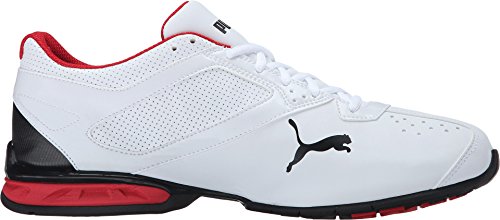 Men's PUMA Tazon 6 FM Sneakers - White Black Silver 10.5