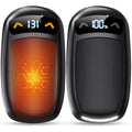 KYEKIO Black Rechargeable Hand Warmer 2Pack with LED Display, 3 Temp Portable Magnetic Electronic Hand Warmers