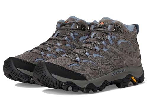 Merrell Women's Moab 3 Mid Waterproof Hiking Boots - Granite, Size 9