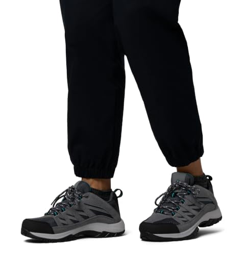 Columbia Women's Crestwood Hiking Boots - Graphite / Pacific Rim, Lightweight, Durable Trail Shoes
